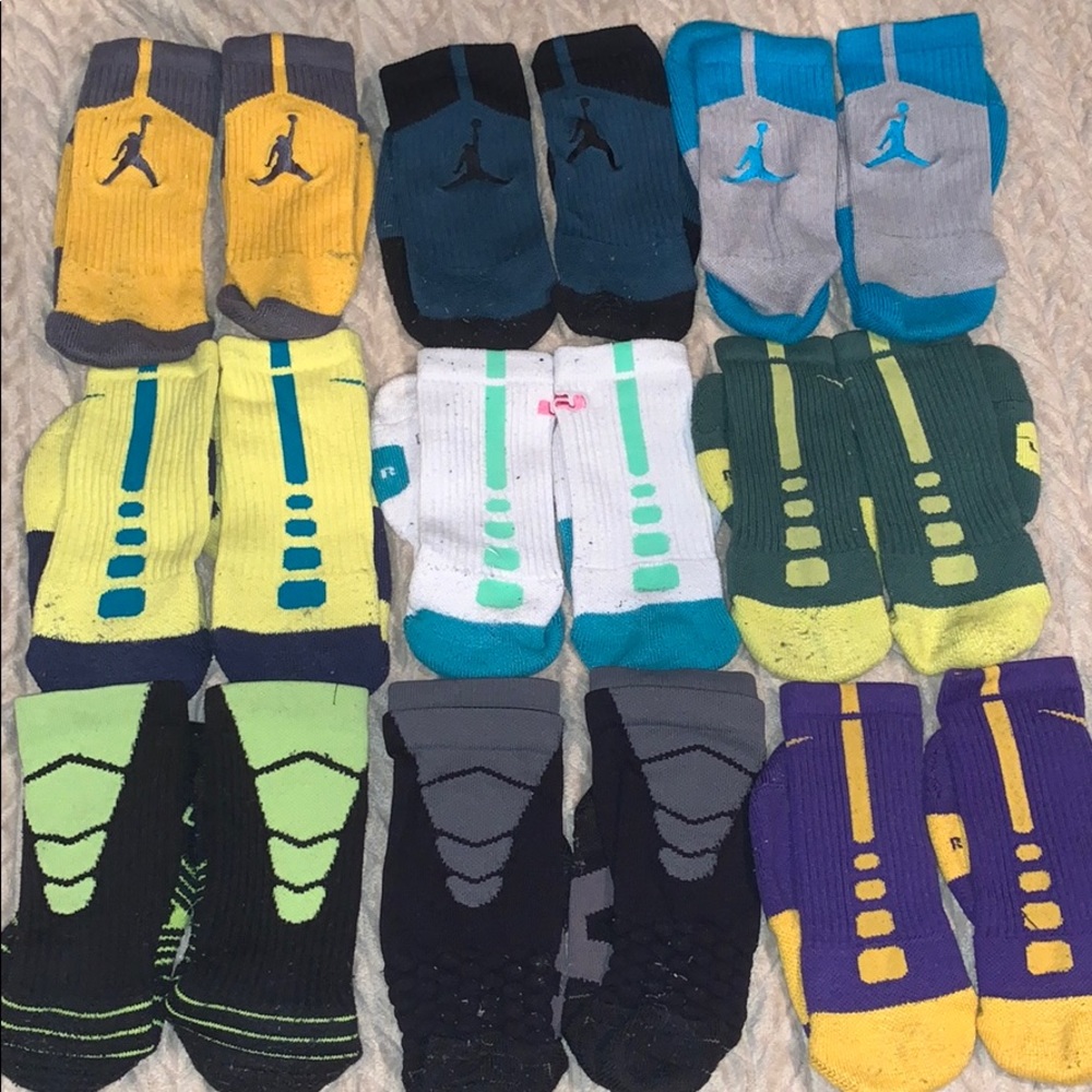 Nike and Jordan socks all men size medium